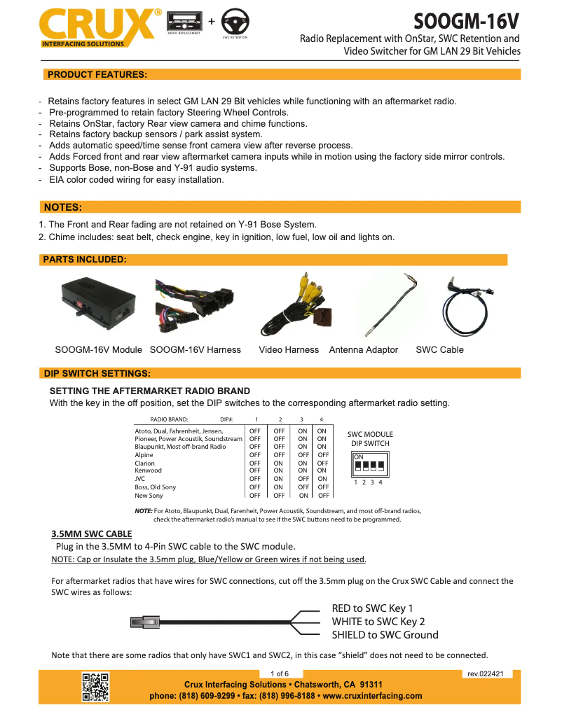 Imagen de la primera página del manual del dispositivo SOOGM-16V