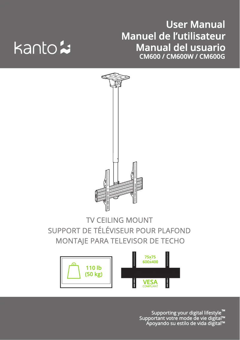 Página nº 1 - Manual de usuario Kanto CM600