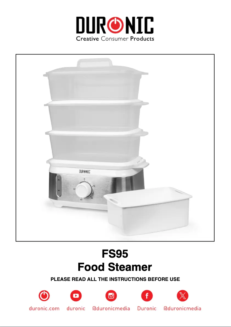 Página 1 del manual Manual de usuario Duronic FS95