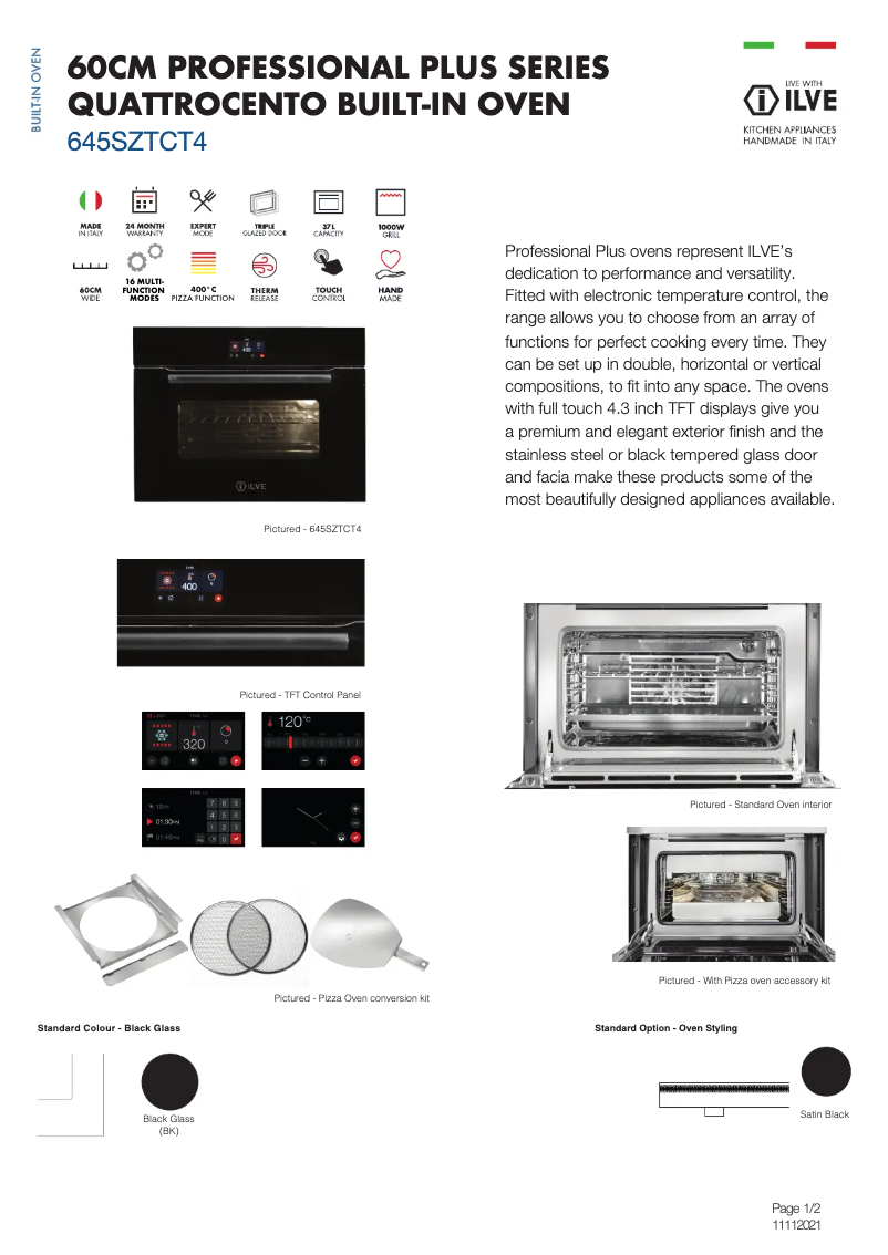 Imagen de la primera página del manual del dispositivo 645SZTCT4BK