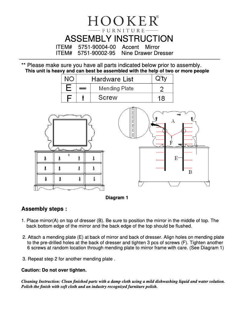 Imagen de la primera página del manual del dispositivo 5751-90004-00