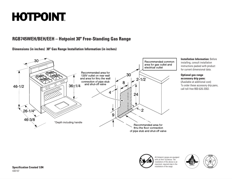 Imagen de la primera página del manual del dispositivo RGB745BEHCT
