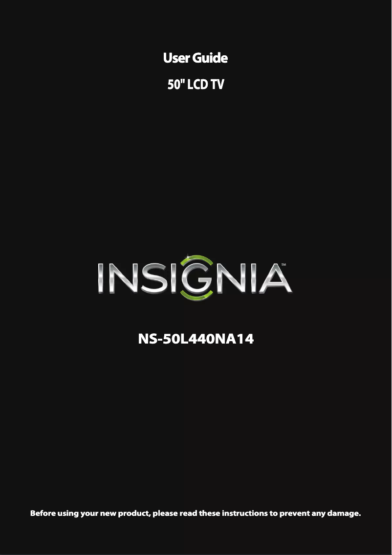 Página 1 del manual Manual de usuario Insignia NS-50L440NA14