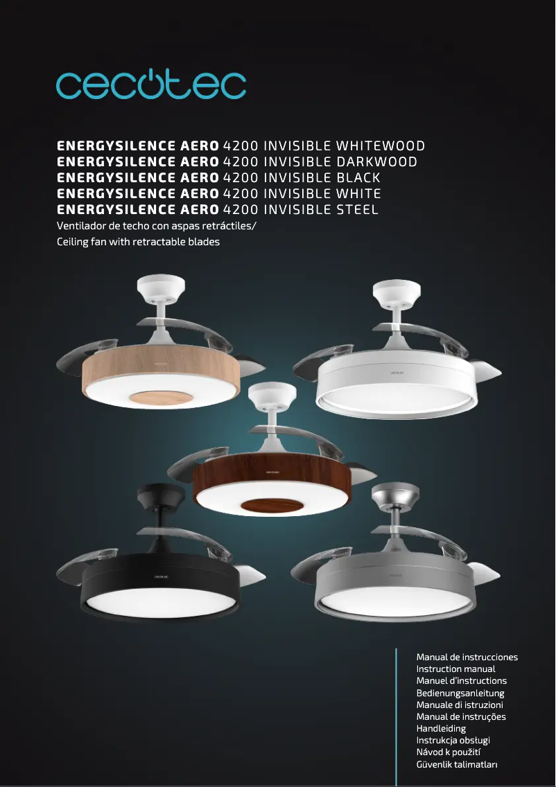Imagen de la primera página del manual del dispositivo Energysilence Aero 4200 invisible