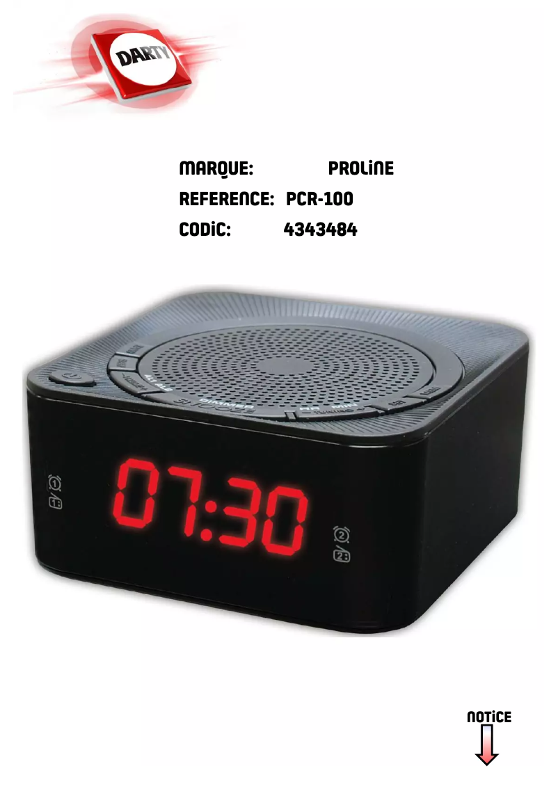 Imagen de la primera página del manual del dispositivo PCR-100