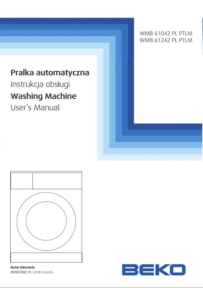 Imagen de la primera página del manual del dispositivo WMB 61042 PL PTM