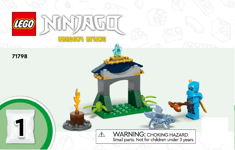 Imagen de la primera página del manual del dispositivo Ninjago 71798