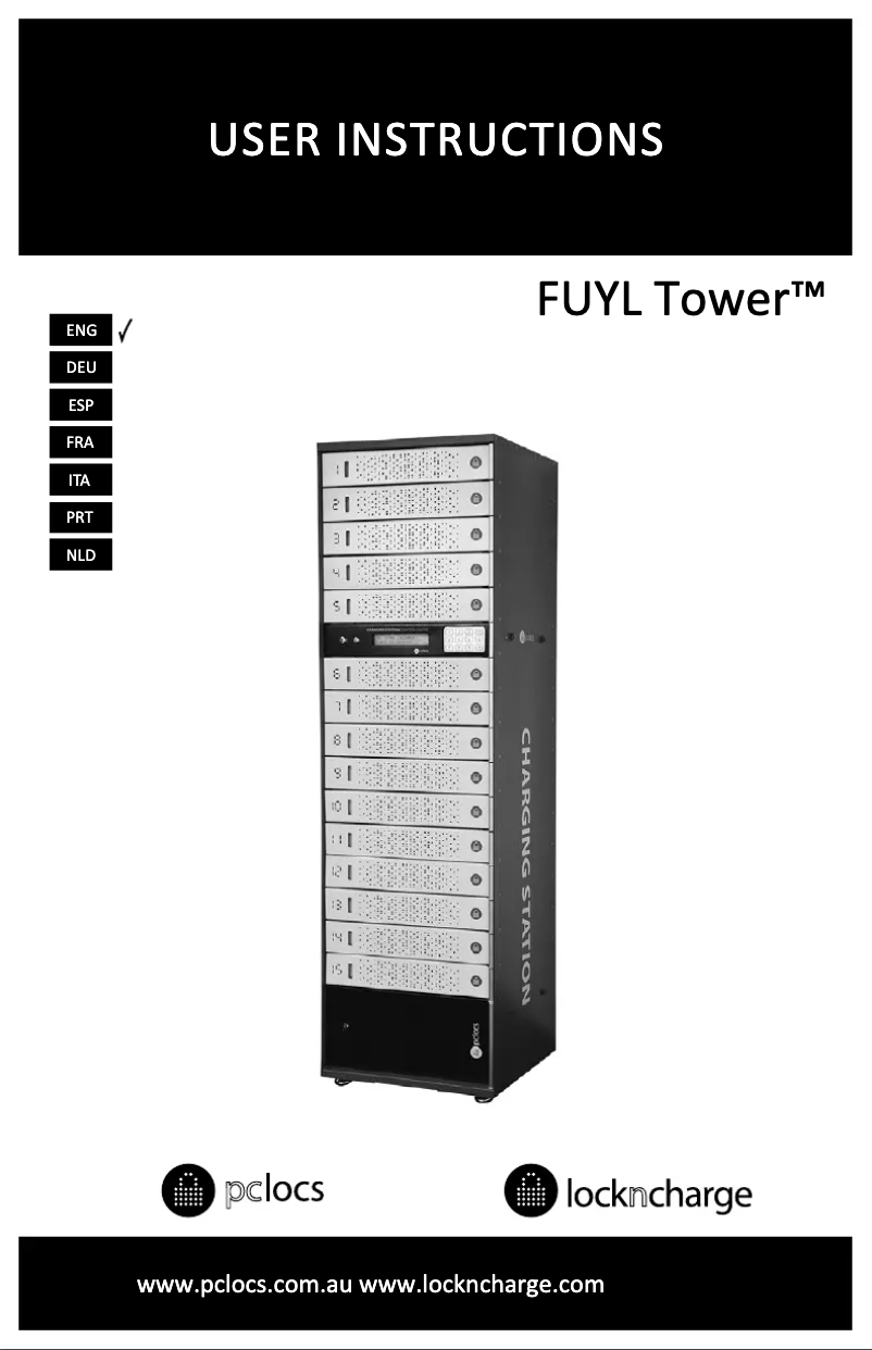 Página nº 1 - Manual de usuario Lockncharge FUYL Tower