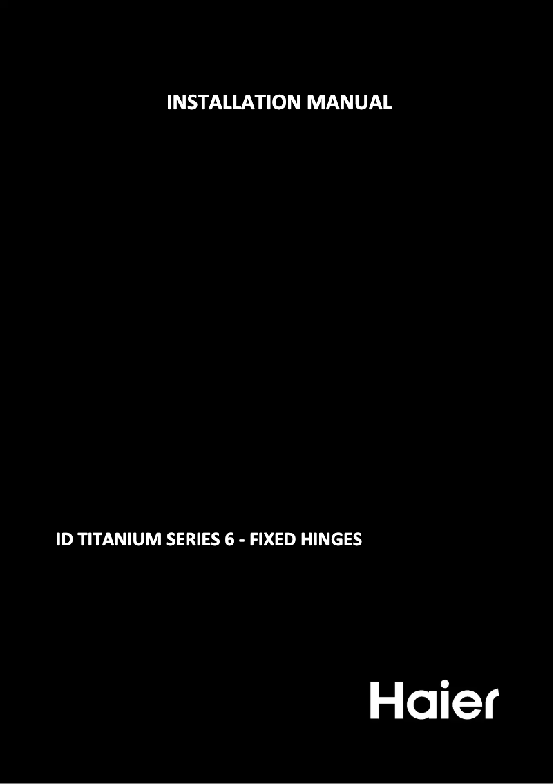 Página 1 del manual Manual de usuario Haier HBW7518CF