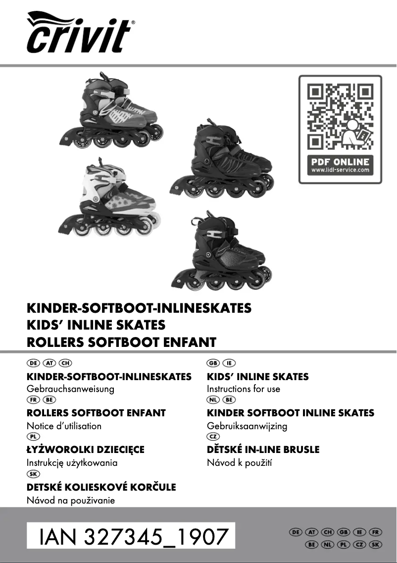 Página nº 1 - Manual de usuario Crivit IAN 327345