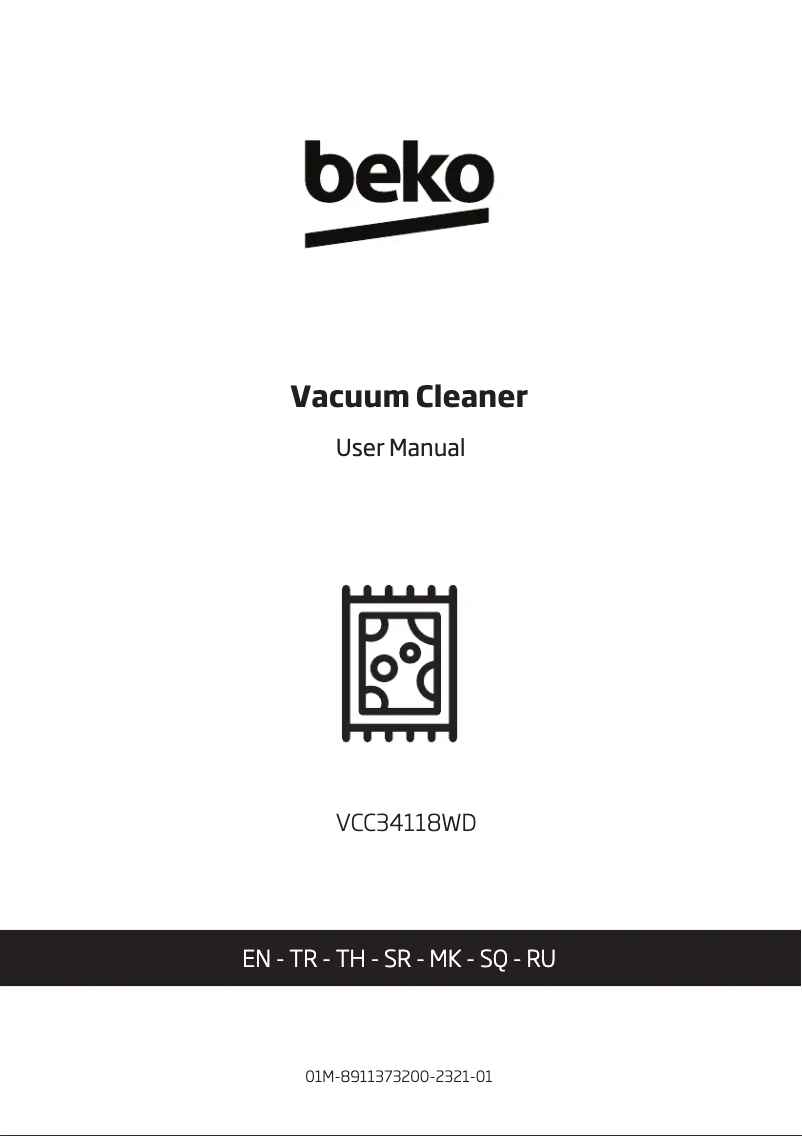 Página 1 del manual Manual de usuario Beko VCC 34118 WD
