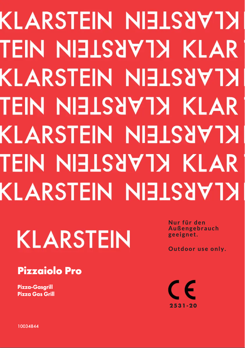 Página nº 1 - Manual de usuario Klarstein Pizzaiolo Pro