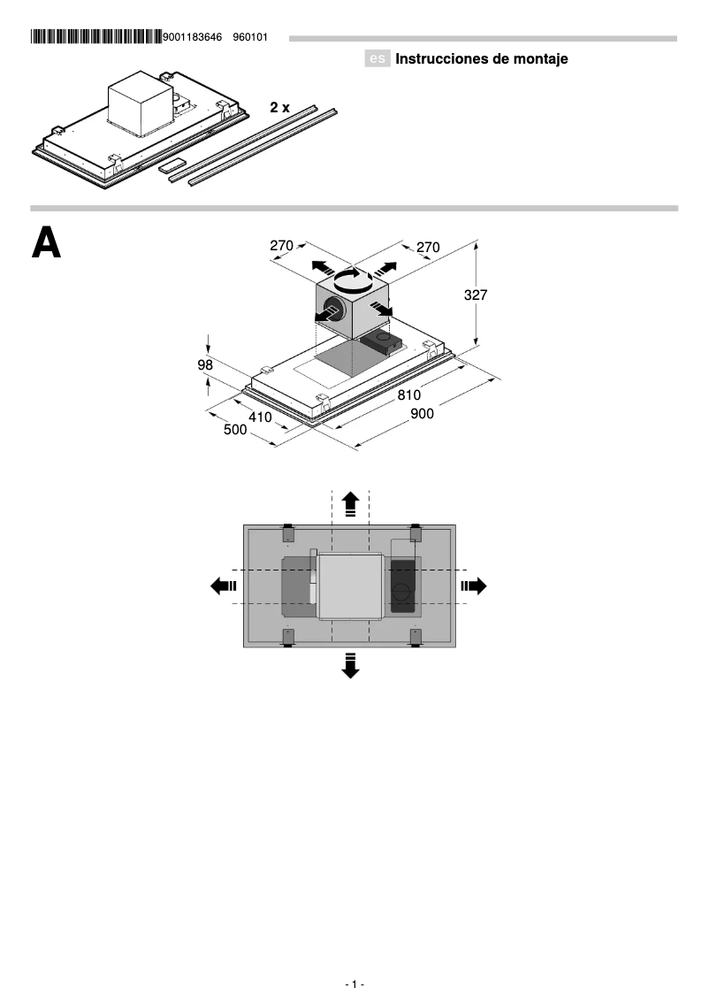 Imagen de la primera página del manual del dispositivo LF959RE55