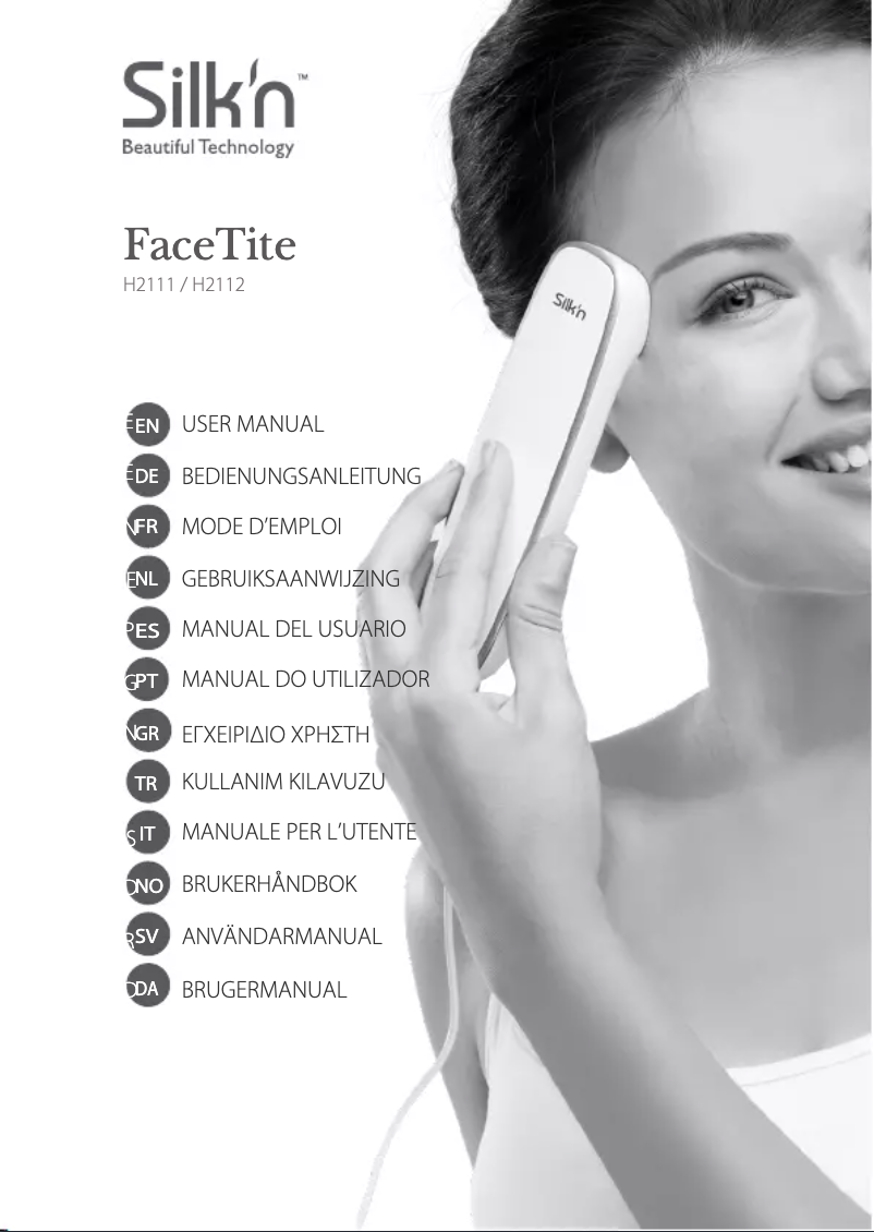 Imagen de la primera página del manual del dispositivo FaceTite H2111