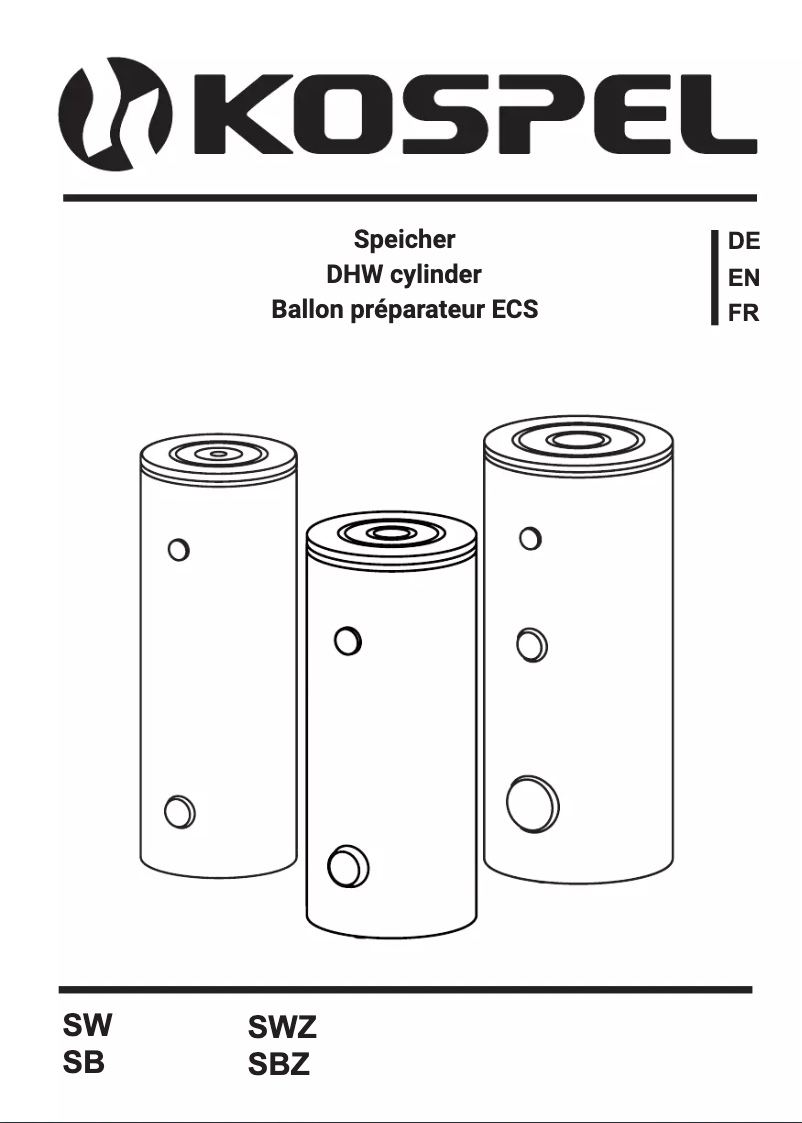 Página 1 del manual Manual de usuario Kospel SW-500