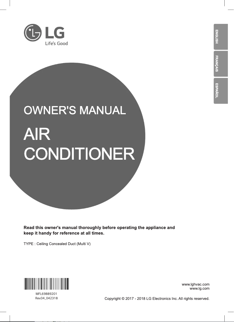 Imagen de la primera página del manual del dispositivo ARNU123B1G2