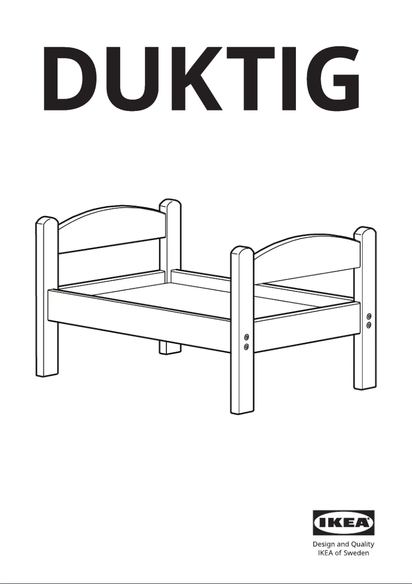 Imagen de la primera página del manual del dispositivo DUKTIG 705.892.23