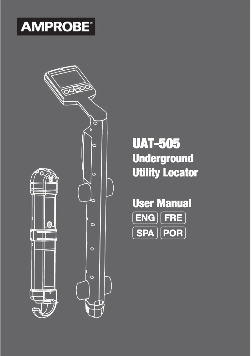 Imagen de la primera página del manual del dispositivo UAT-505