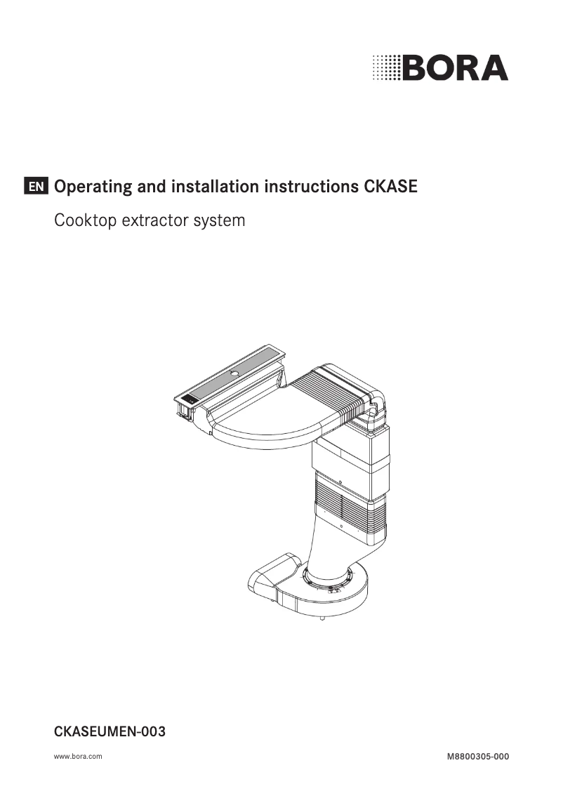 Página 1 del manual Manual de usuario BORA CKASE