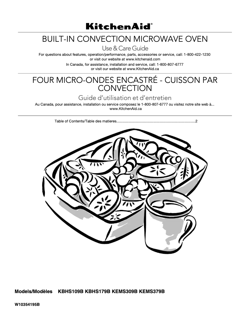 Página 1 del manual Manual de usuario KitchenAid KBHS179BSS00