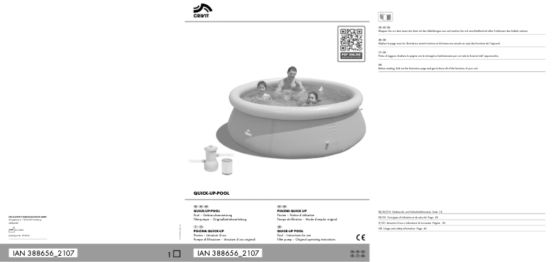 Página nº 1 - Manual de usuario Crivit 53011A