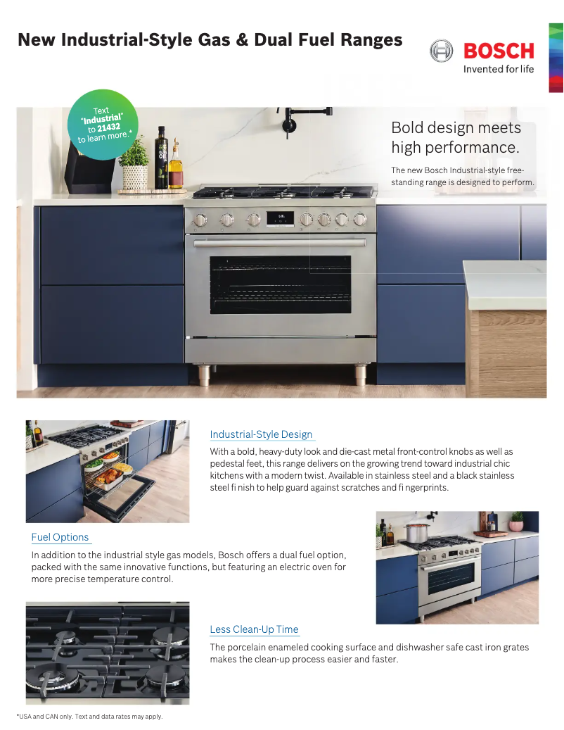 Página 1 del manual Ficha técnica Bosch HDS8655U