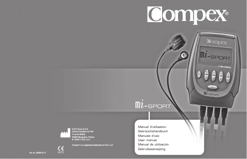 Imagen de la primera página del manual del dispositivo Mi-Sport