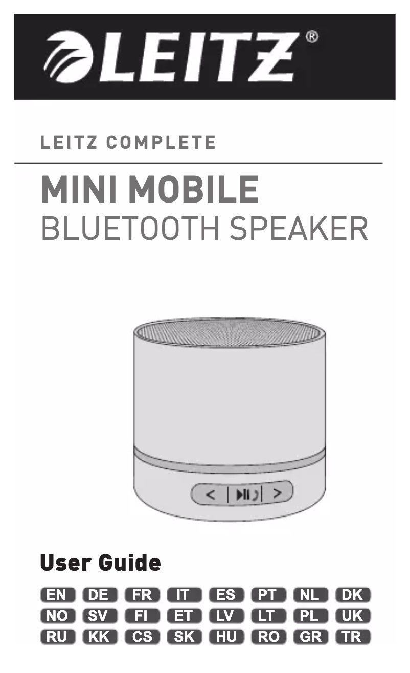 Imagen de la primera página del manual del dispositivo Mini Mobile Bluetooth Speaker
