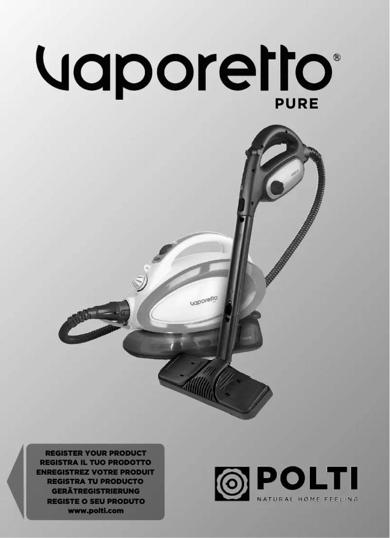 Imagen de la primera página del manual del dispositivo Vaporetto Pure