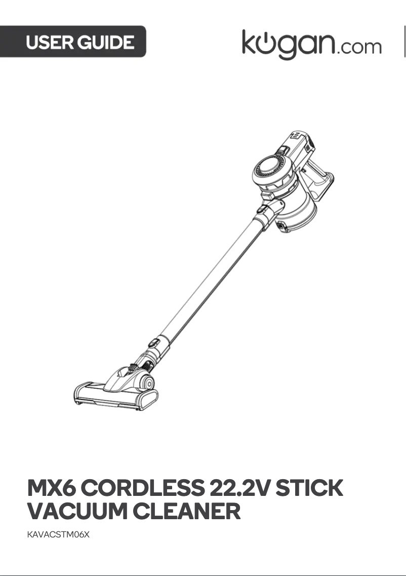 Imagen de la primera página del manual del dispositivo MX6
