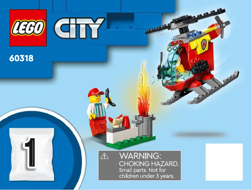 Página 1 del manual Instrucciones visuales Lego City 60318