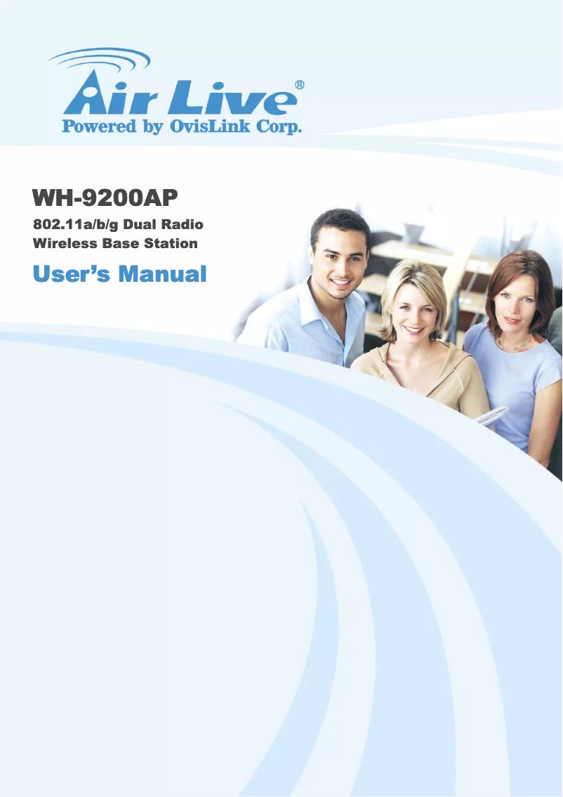 Imagen de la primera página del manual del dispositivo WH-9200AP