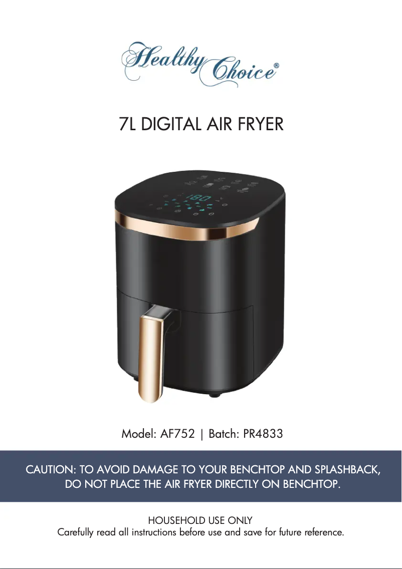 Página 1 del manual Manual de usuario Healthy Choice AF752