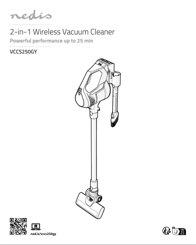 Imagen de la primera página del manual del dispositivo VCCS250GY
