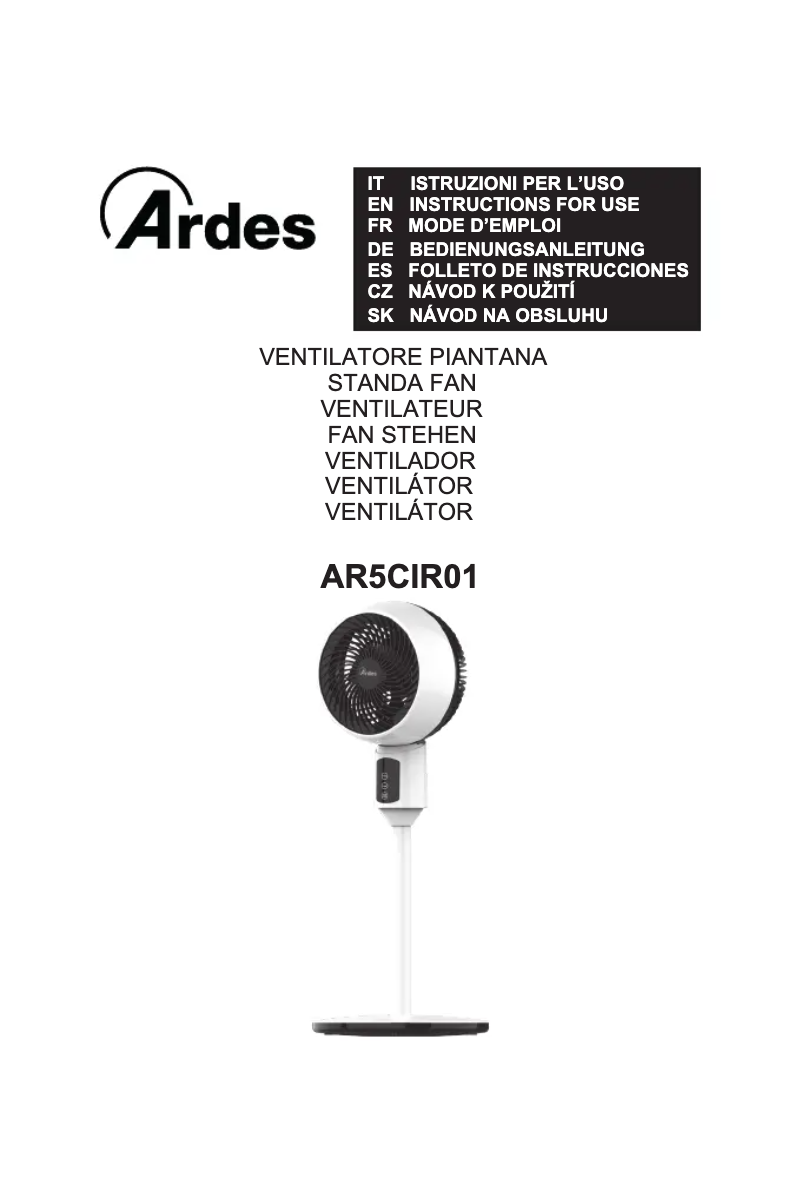 Página nº 1 - Manual de usuario Ardes ARCIR01