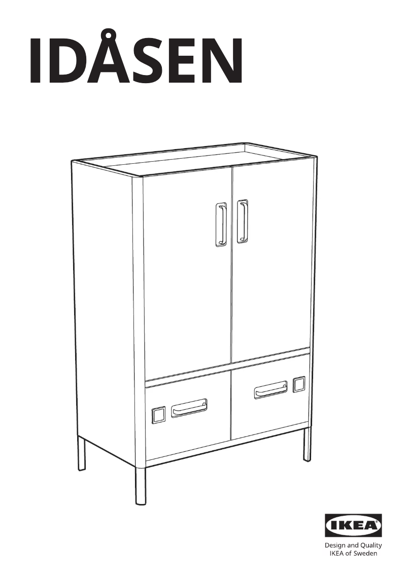 Imagen de la primera página del manual del dispositivo IDÅSEN