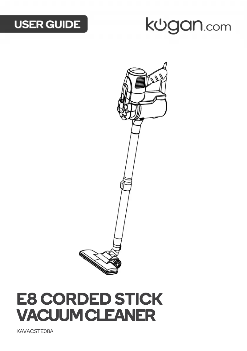 Página 1 del manual Manual de usuario Kogan E8 Corded Stick