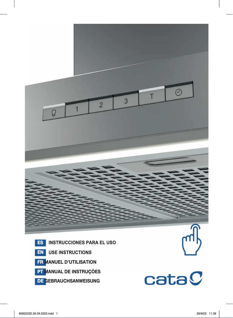 Página 1 del manual Manual de usuario CATA GALA 900 L