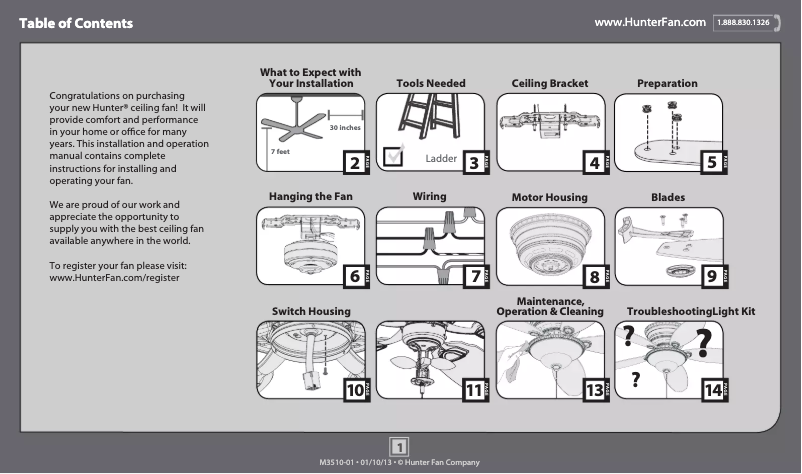 Imagen de la primera página del manual del dispositivo Hudson 52066