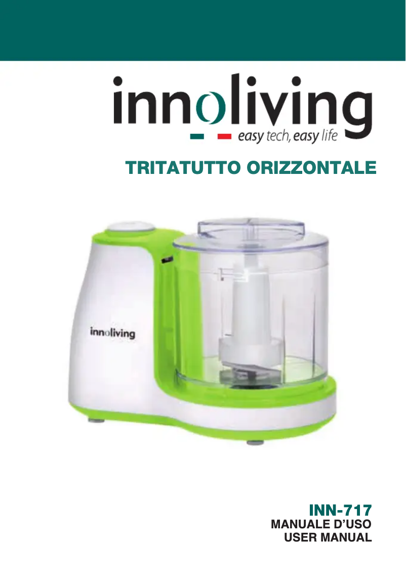 Imagen de la primera página del manual del dispositivo INN-717