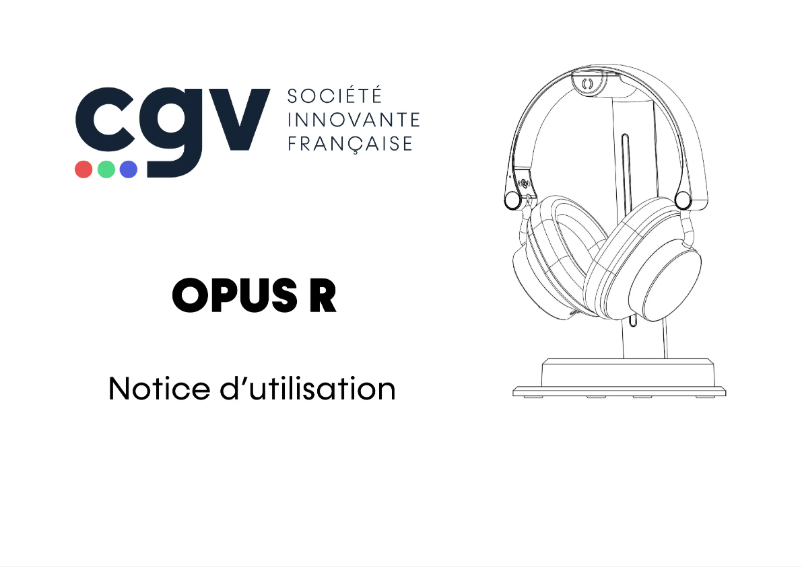 Imagen de la primera página del manual del dispositivo Opus R