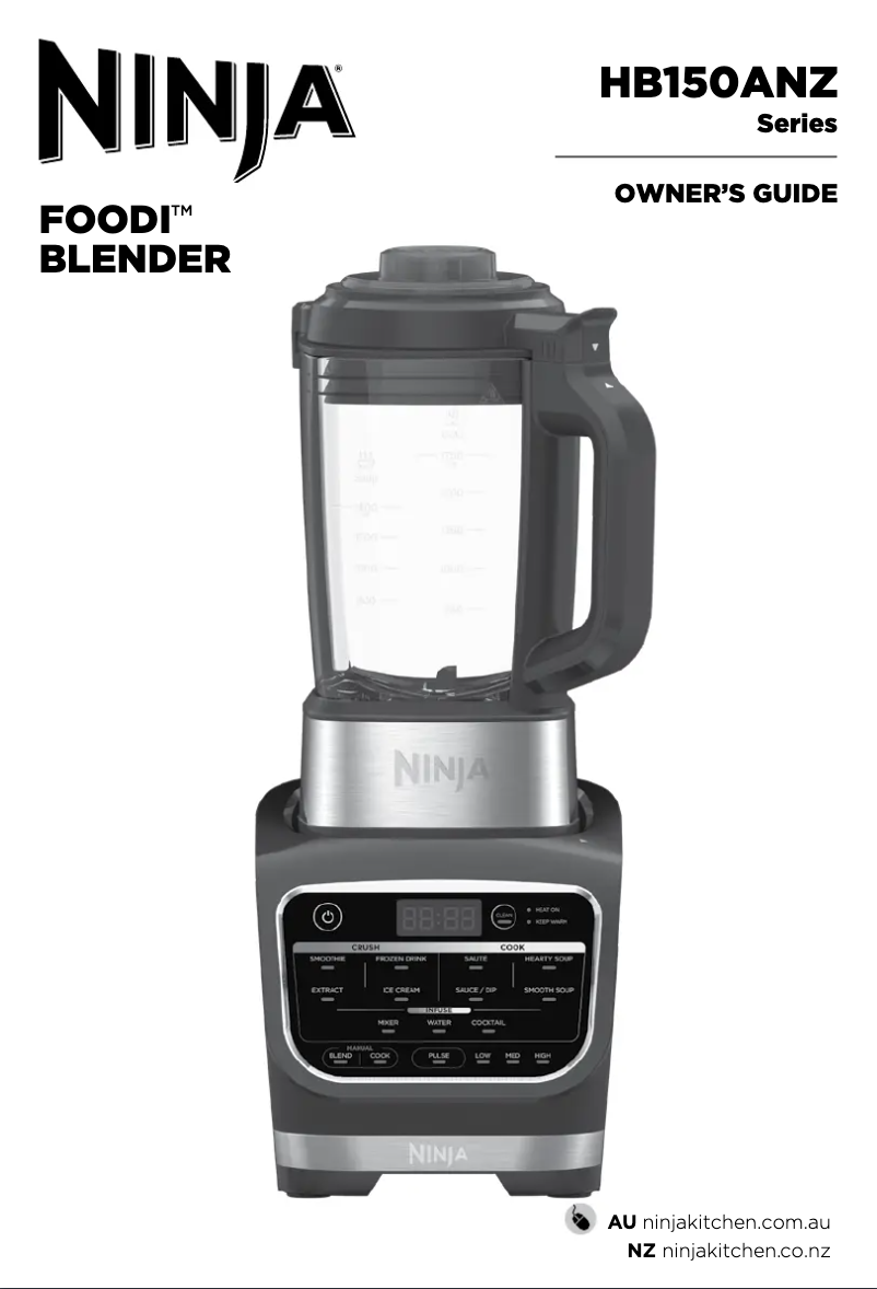Página 1 del manual Manual de usuario Ninja FOODI HB150ANZ