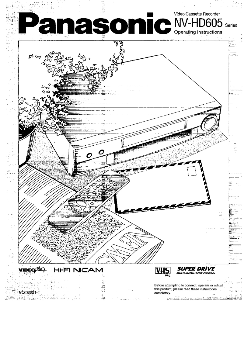Imagen de la primera página del manual del dispositivo NV-HD605