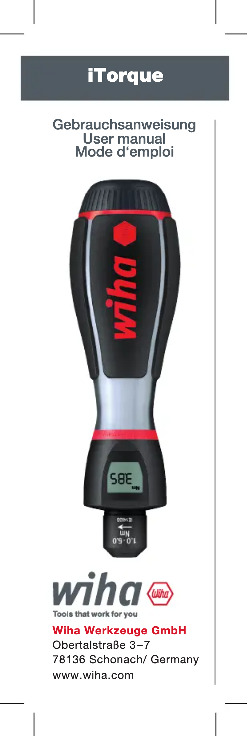 Página 1 del manual Manual de usuario Wiha 36886