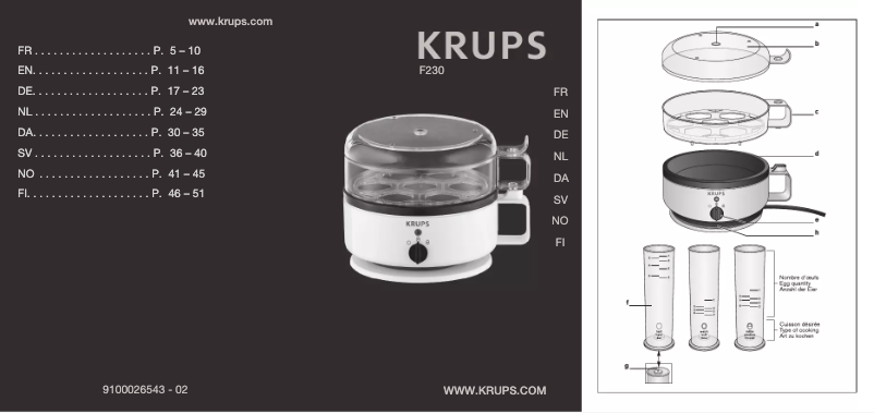 Página nº 1 - Manual de usuario Krups Ovomat Super F230