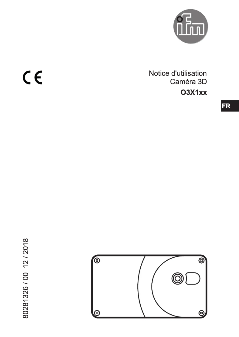 Página 1 del manual Manual de usuario IFM O3X110