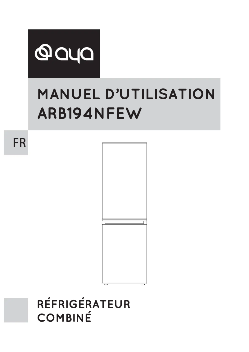 Página 1 del manual Manual de usuario AYA ARB194NFEW