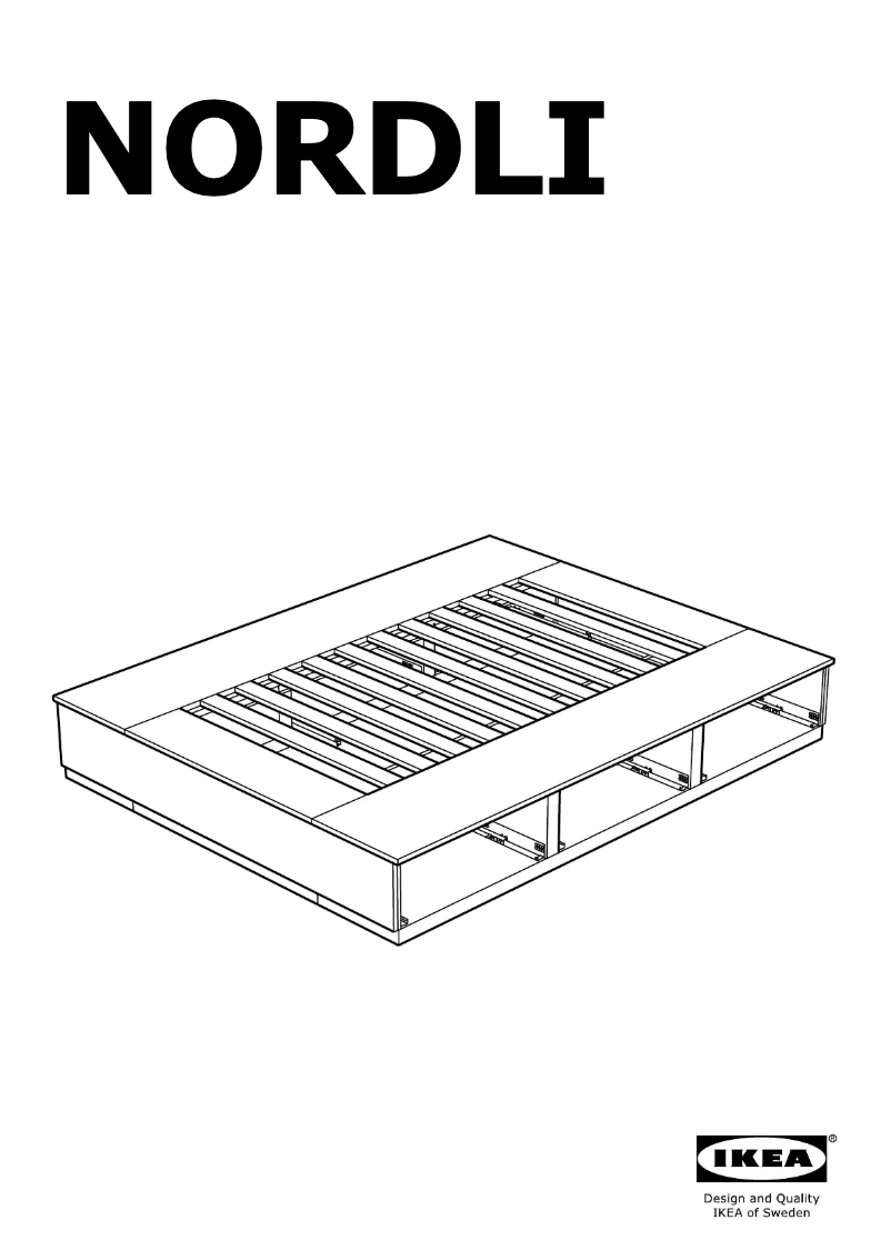 Página 1 del manual Manual de usuario Ikea NORDLI 903.727.84