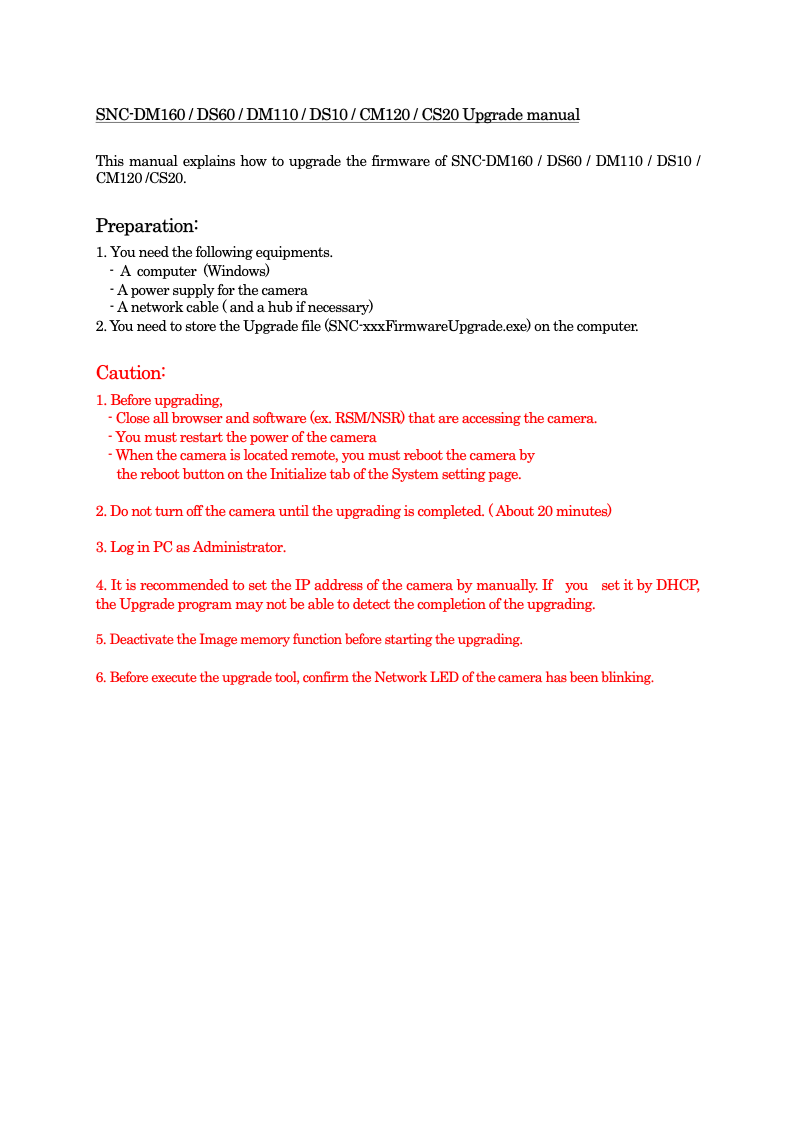 Imagen de la primera página del manual del dispositivo SNCDS10