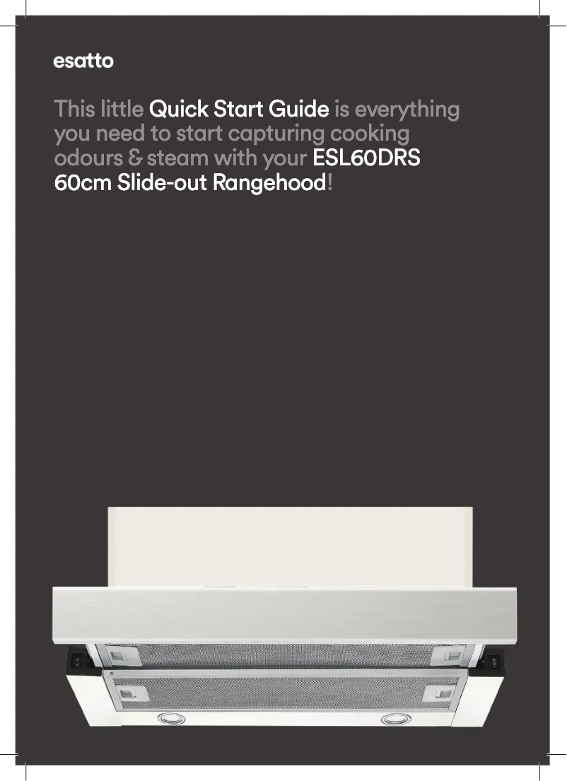 Imagen de la primera página del manual del dispositivo ESL60DRS